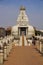 SOMATANE TOLL PLAZA, PUNE, INDIA, December 2017, Devotee at Shree Shankheshwar Parshnath Tirth - Jain Kalash Temple, Pune