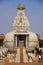 SOMATANE TOLL PLAZA, PUNE, INDIA, December 2017, Devotee at Shree Shankheshwar Parshnath Tirth - Jain Kalash Temple, Pune