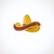 Sombrero set. Collection icon sombrero. Vector