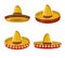 Sombrero set. Vector