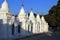 Some of the 729 stupas of the Kuthodaw Pagoda