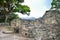 Some of the ancient structures at Copan archaeological site of Maya civilization in Honduras