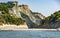 some of the cliffs on the island of corfu in greece can only be admired from the sea