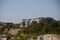 Some contemporary buildings built on the edge of an old limestone quarry in MalmÃ¶, Sweden