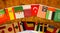 Some examples of Collection of international flags