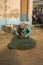 Some fishermen repairing their fishing net before going to sea for fishing