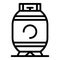 Some gas cylinder icon, outline style