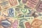 Some historic hungarian pengo banknotes mixed