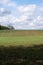 Some rolling farmland hills in southern Sweden