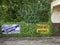 Some of the Tin enamelled advertising signs to be found at the Caledonian Railway`s Bridge of Dun Railway Station.