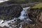 Some waterfall on iceland nearby route 1