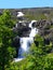 Some waterfalls on the heights of Iceland