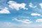 Some white whispy clouds and blue sky cloudscape. Beautiful clouds during summer time in Sunny day. Blue sky and white fluffy