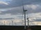 Some wind turbines in France