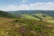 Somerset countryside Somerset England uk from the walk to Bossington beautiful countryside near Exmoor