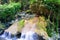 Somerset Falls - a waterfall and blue lagoon in Port Antonio, Jamaica