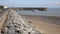 Somerset harbour of Minehead England with boats