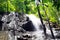  Somerset waterfalls in jungle and cave near Portland, Jamaica