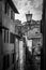 Somewhere in the streets of the old medieval Siena city