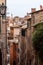 Somewhere in the streets of the old medieval Siena city