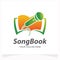 Song Book Logo Design Template