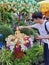 Songkran festival in Thailand, buddhist motive