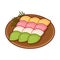 Songpyeon traditional Korean rice cakes