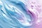 Soothing blue and purple cosmetic gel swirls, ideal for skincare, aromatherapy products, and tranquil spa-themed