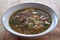 Sop daging sapi is Indonesian traditional food, spicy beef soup