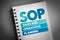 SOP - Sales and Operations Planning acronym