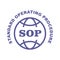 SOP stamp - Standard operating procedure emblem