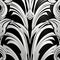 sophisticated art deco inspired patterns in monochrome close p