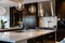 sophisticated art deco kitchen