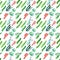 Sophisticated bright lovely artistic graphic herbal beautiful floral herbal gorgeous cute spring colorful cacti diagonal pattern
