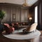 A sophisticated formal sitting area with antique furniture and classic decor3