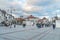 Sopot Friends Square Polish: .plac Przyjaciol Sopotu at winter time