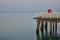 Sopot pier after sunset, Poland, baltic Sea