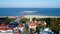 Sopot resort in Poland and coast of Baltic Sea with SPA, pier and beach
