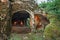 Sorano, Tuscany, Italy: ancient cave carved into the rock