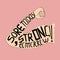 Sore today strong tomorrow lettering