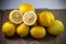 Sorrento lemons seasonal fruit for lemonade or limoncello