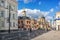 The Sorrowful Church and the building of a cafe on Bolshaya Ordynka Street in Moscow