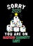 Sorry 2020 you are on Santa`s naughty list- Toilet paper christmas tree and funny phrase for Christmas