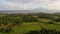 Sorsogon City, Luzon, Philippines. Asian town by the sea, top view.