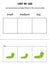 Sort pictures by size. Educational worksheet for kids.