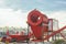 Sorting machine at a large landfill