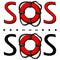 SOS. The international distress signal in telegraphy using Morse code.