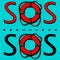 SOS. The international distress signal in telegraphy using Morse code.