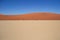 Sossusvlei Salt Pan Desert Landscape with Dune, Namibia