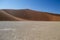 Sossusvlei Salt Pan Desert Landscape with Dune, Namibia